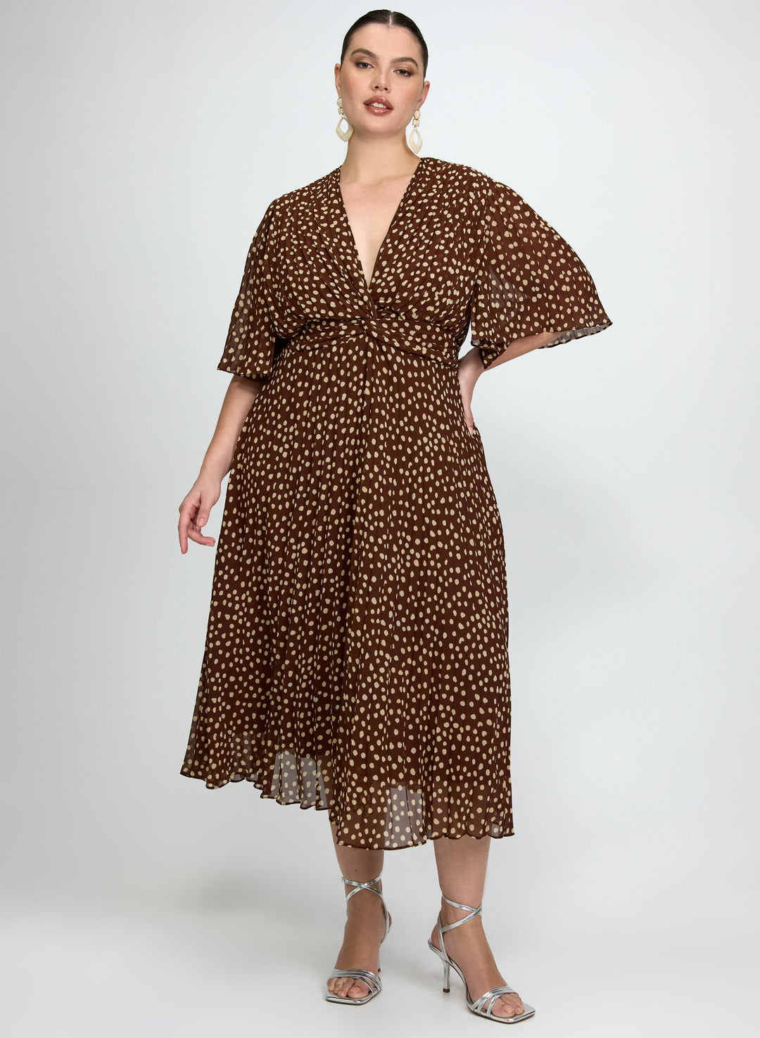 Polka Dot Midi Dress
