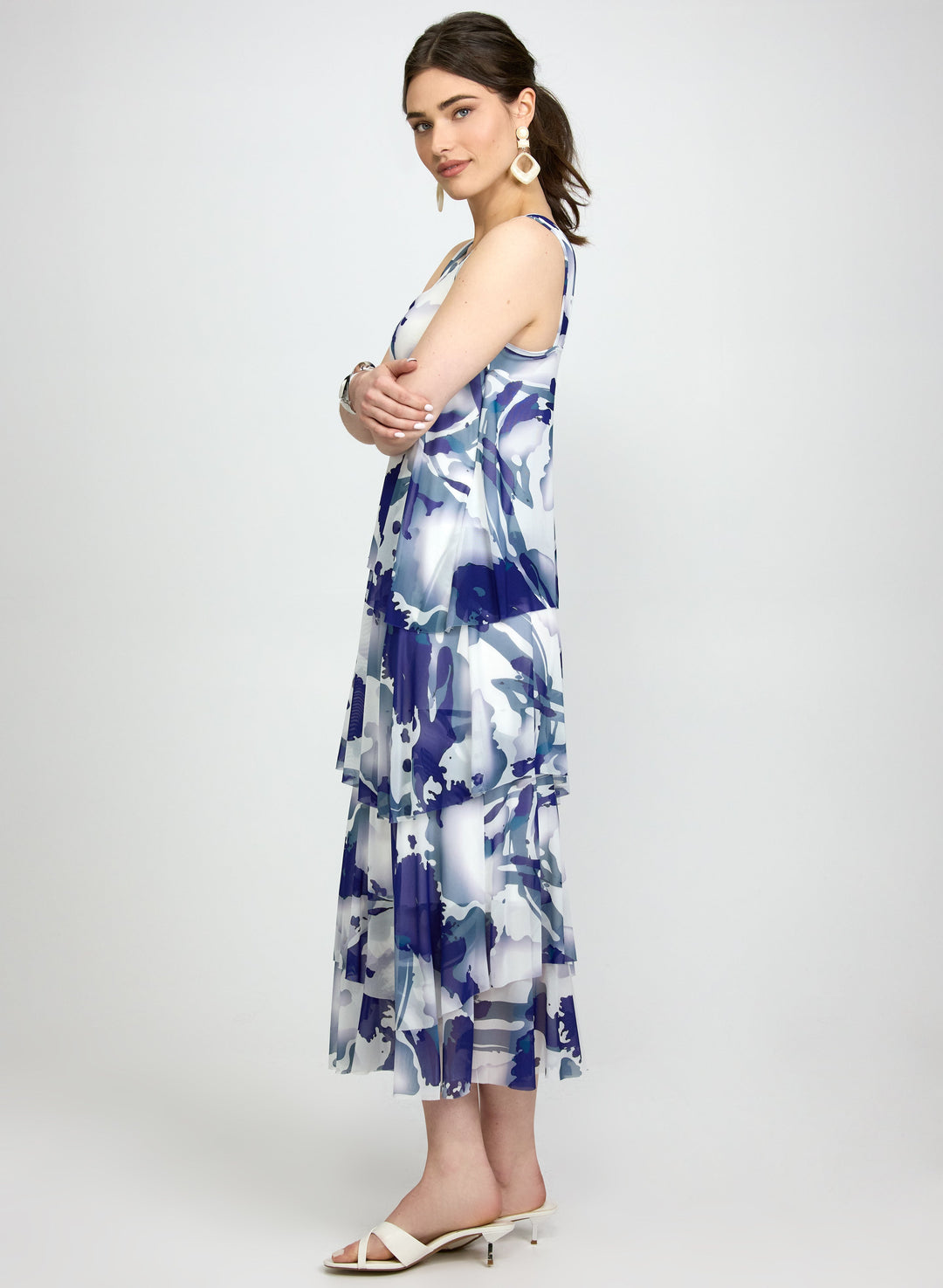 Marble Print Dress