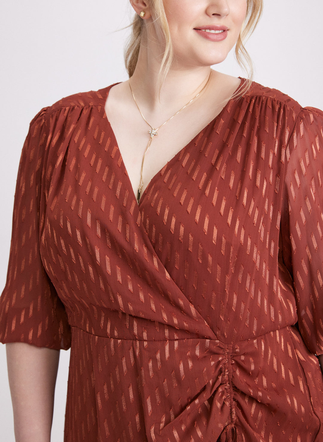 Satin Dot Dress