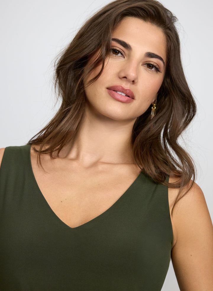 Sleeveless Jersey Maxi Dress