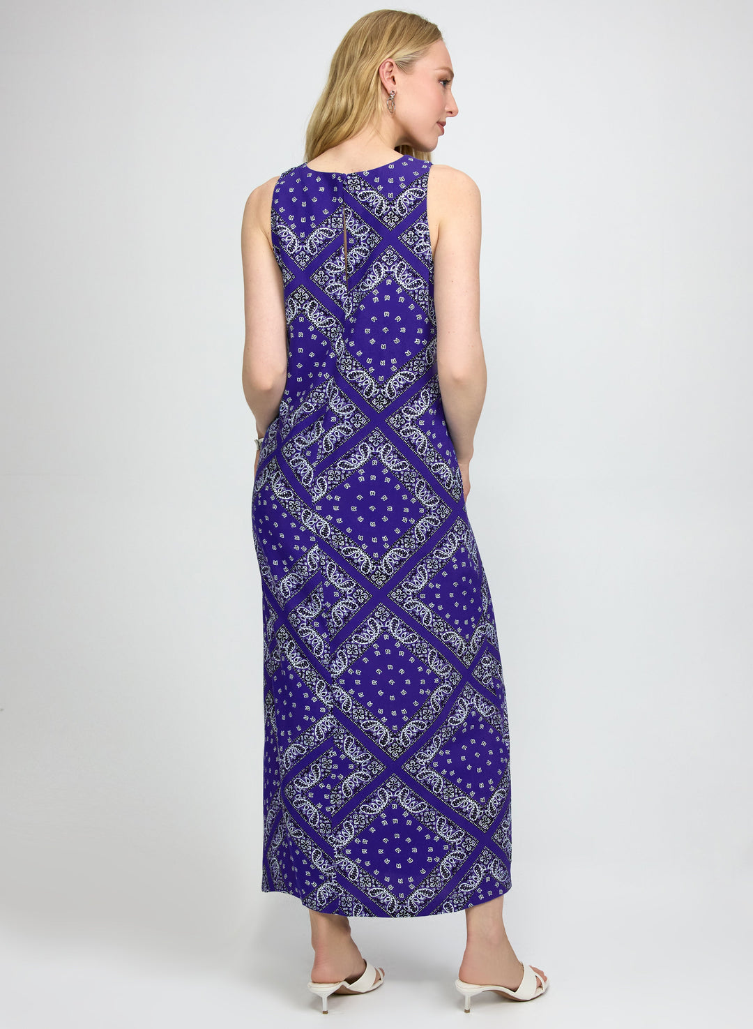 Paisley Print Maxi Dress