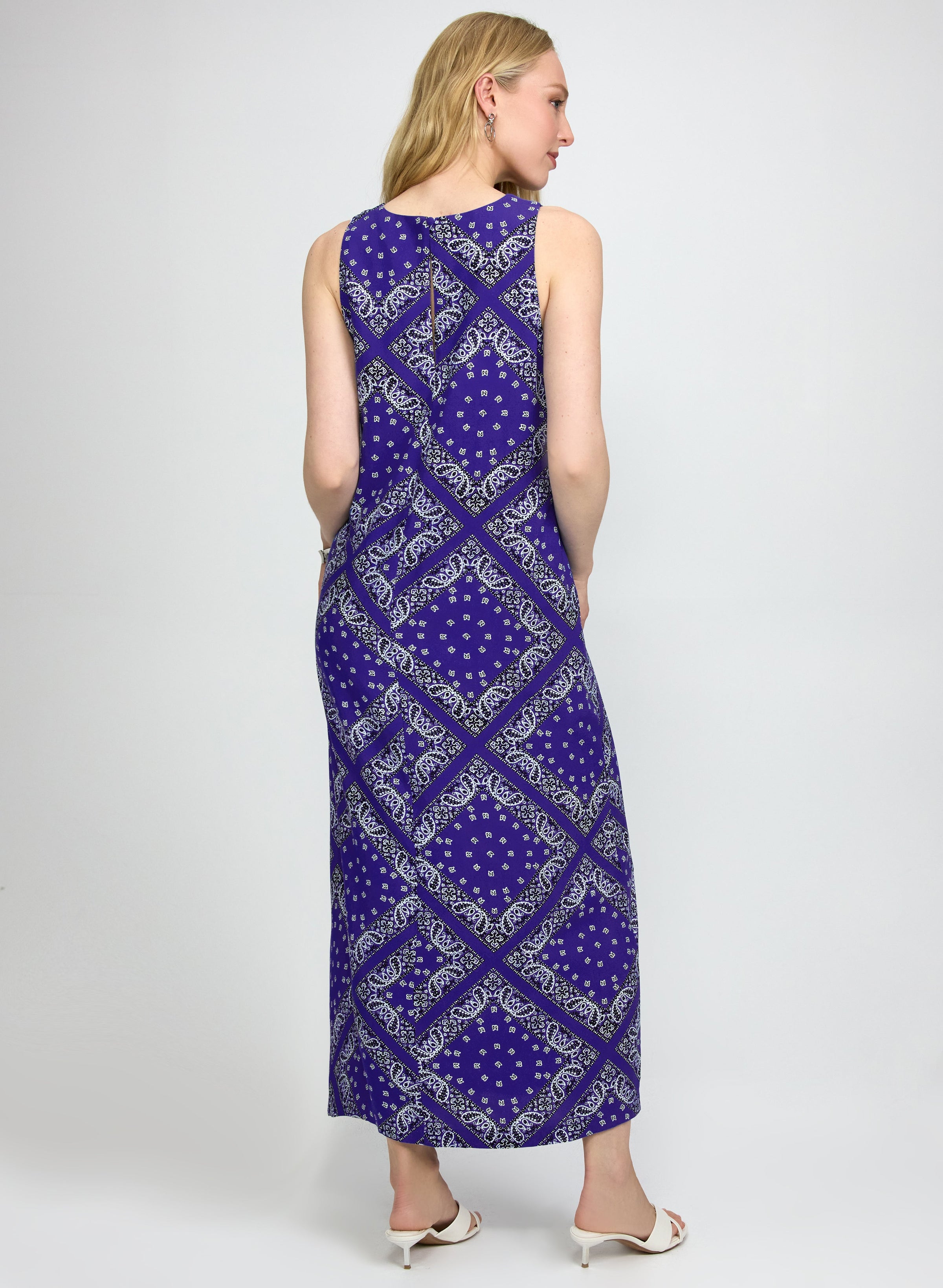 Paisley Print Maxi Dress