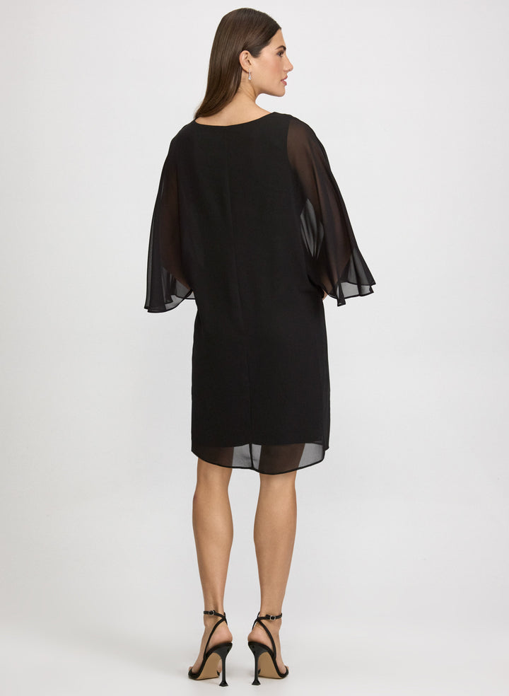 Rhinestone Bar Detail Dress