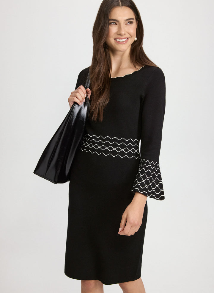 Scalloped Detail Dress