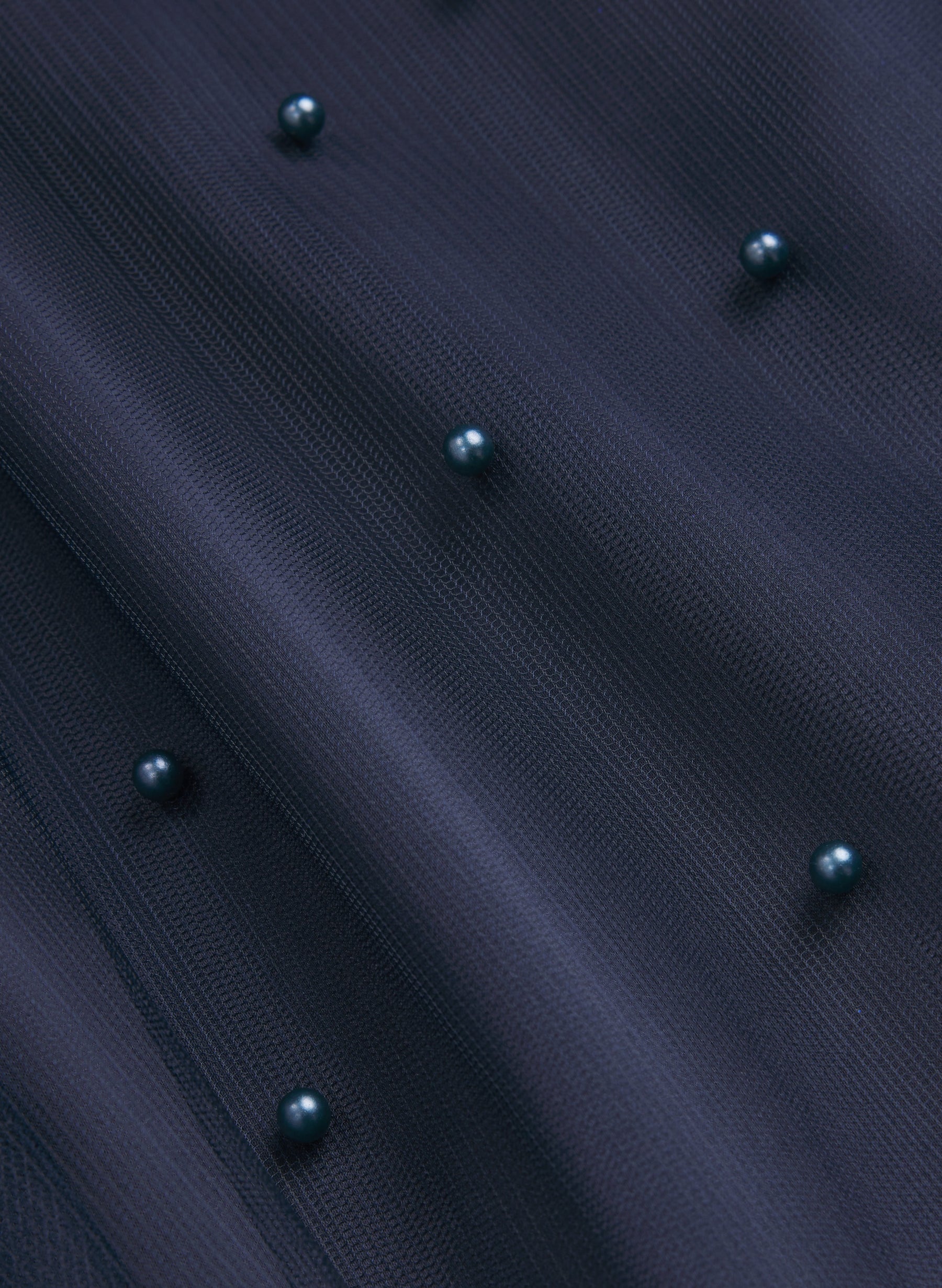 Tonal Pearl Embellished Dress