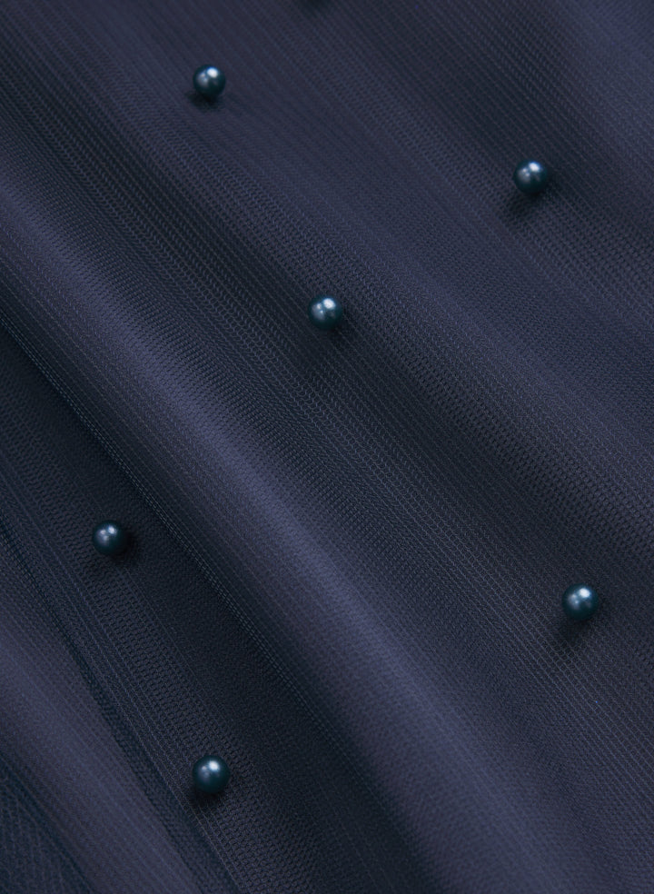 Tonal Pearl Embellished Dress
