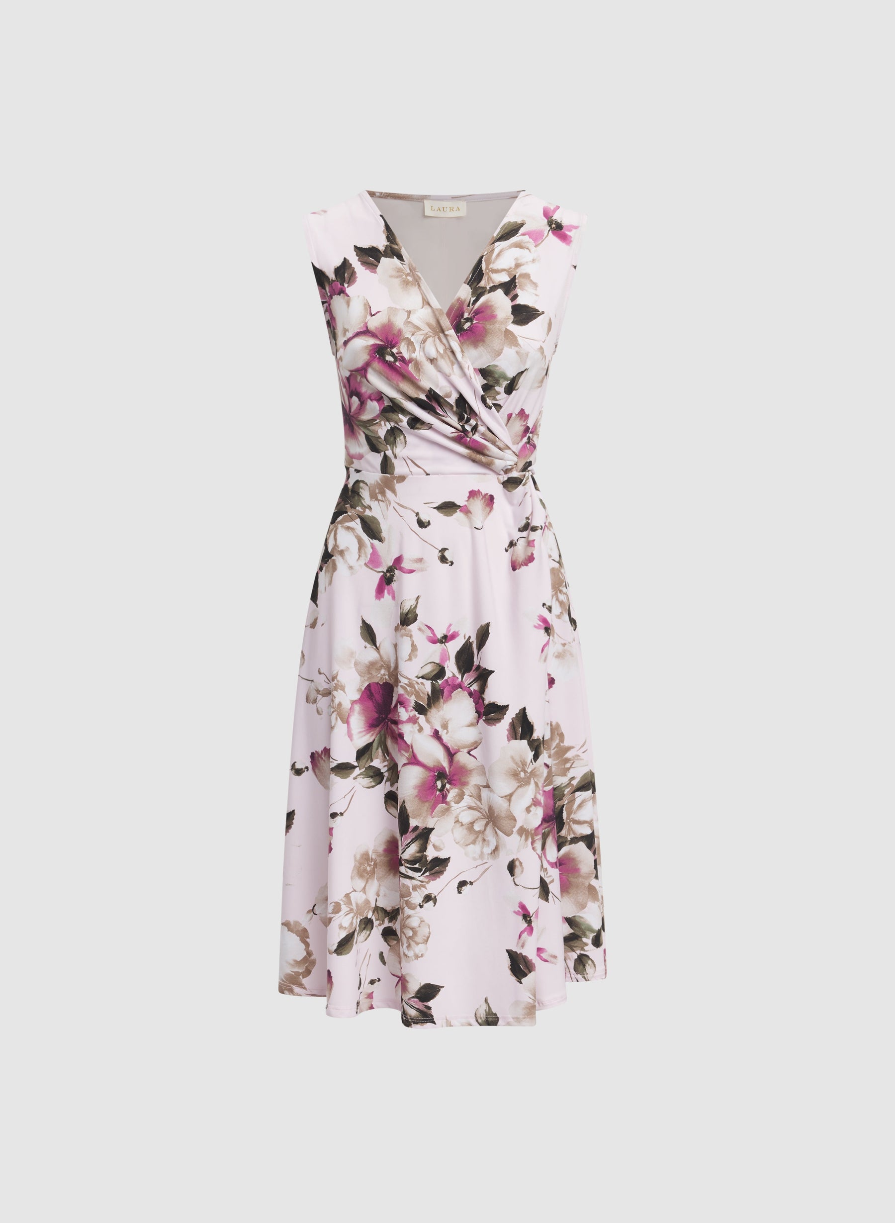Floral Twist Detail Dress