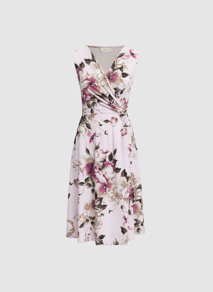 Floral Twist Detail Dress