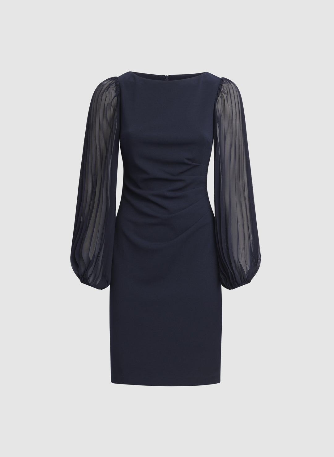 Pleated Sleeve Dress