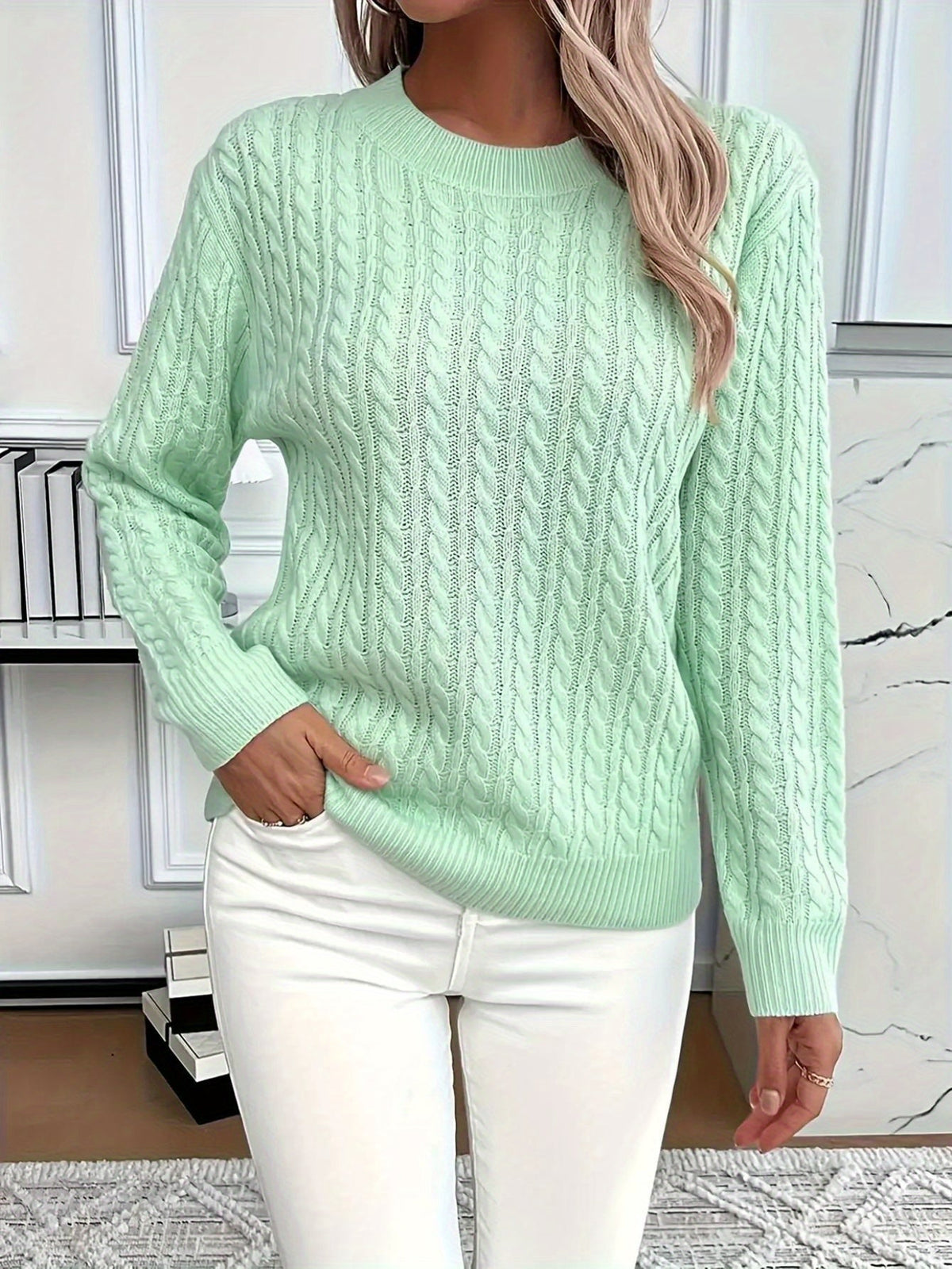 Cozy Cable Knit Sweater