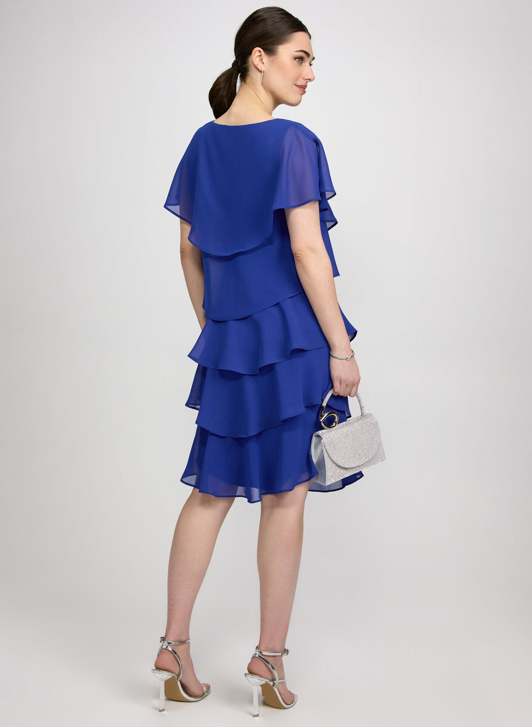Tiered Capelet Dress