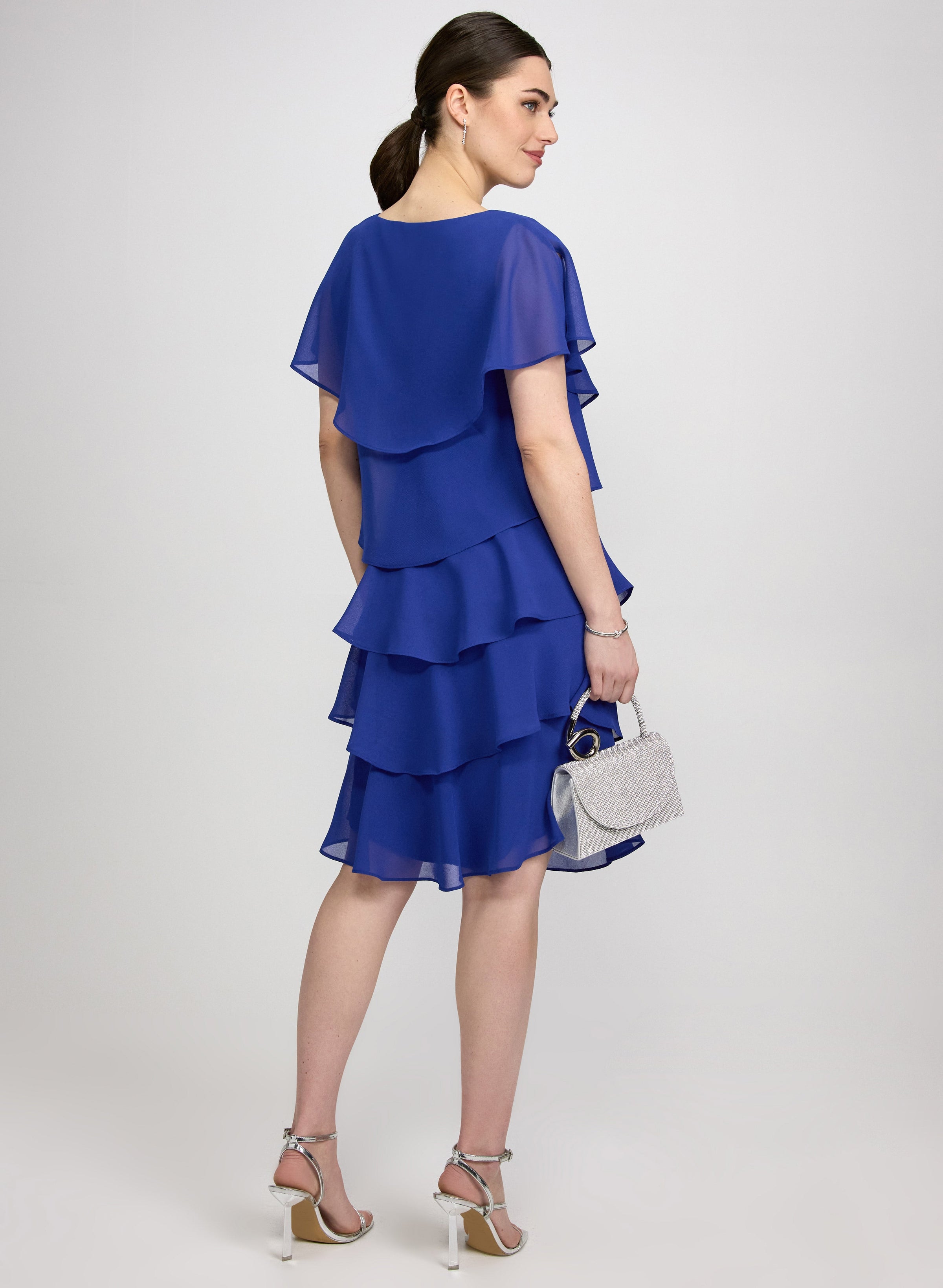 Tiered Capelet Dress