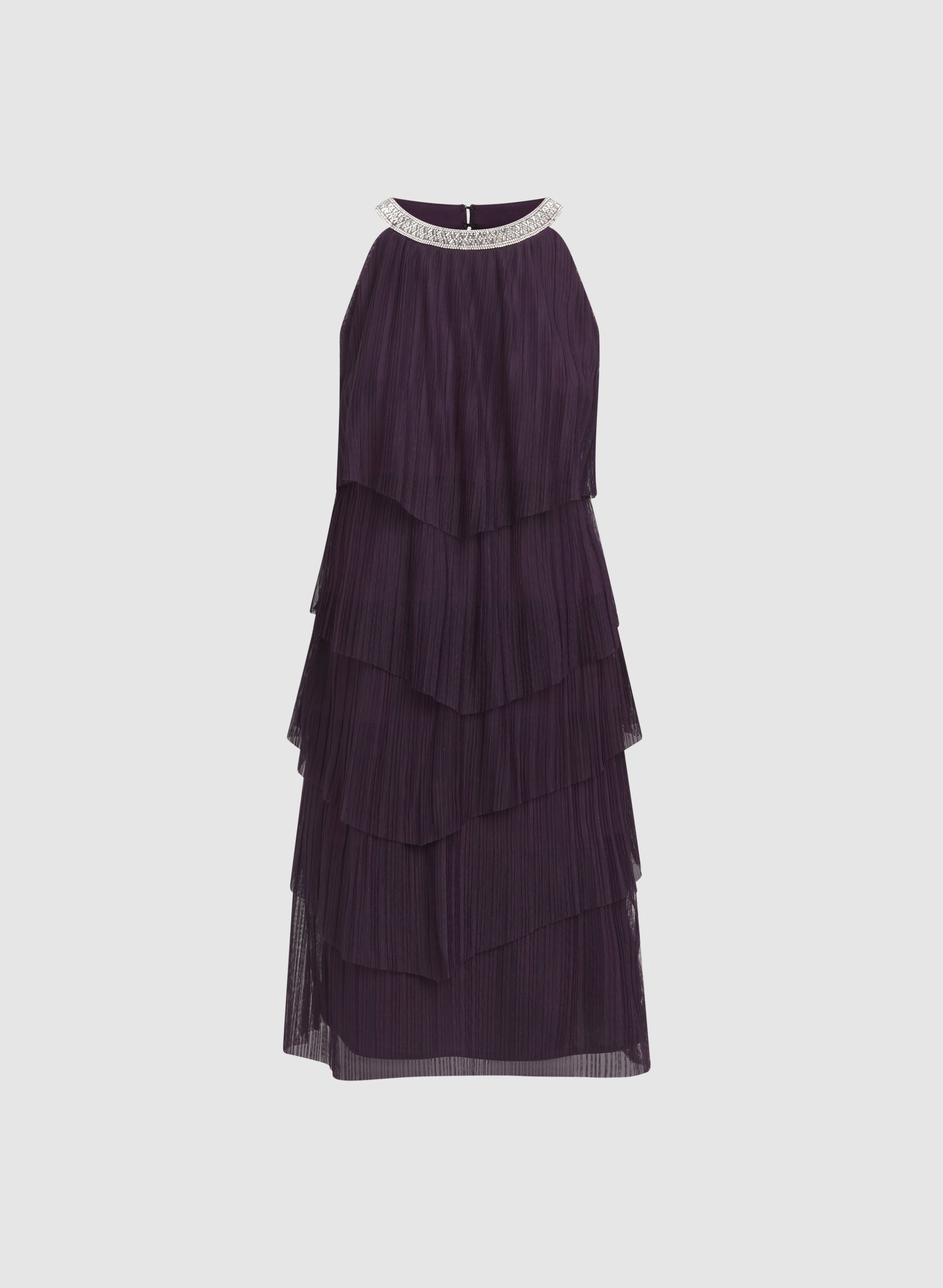 Tiered Mesh Dress