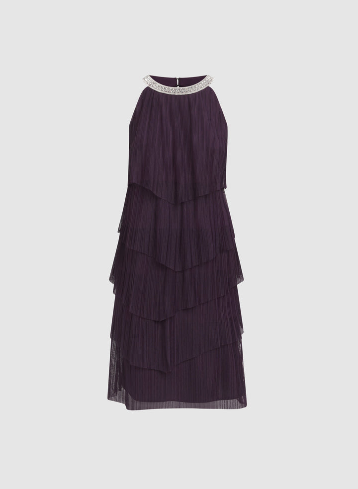 Tiered Mesh Dress