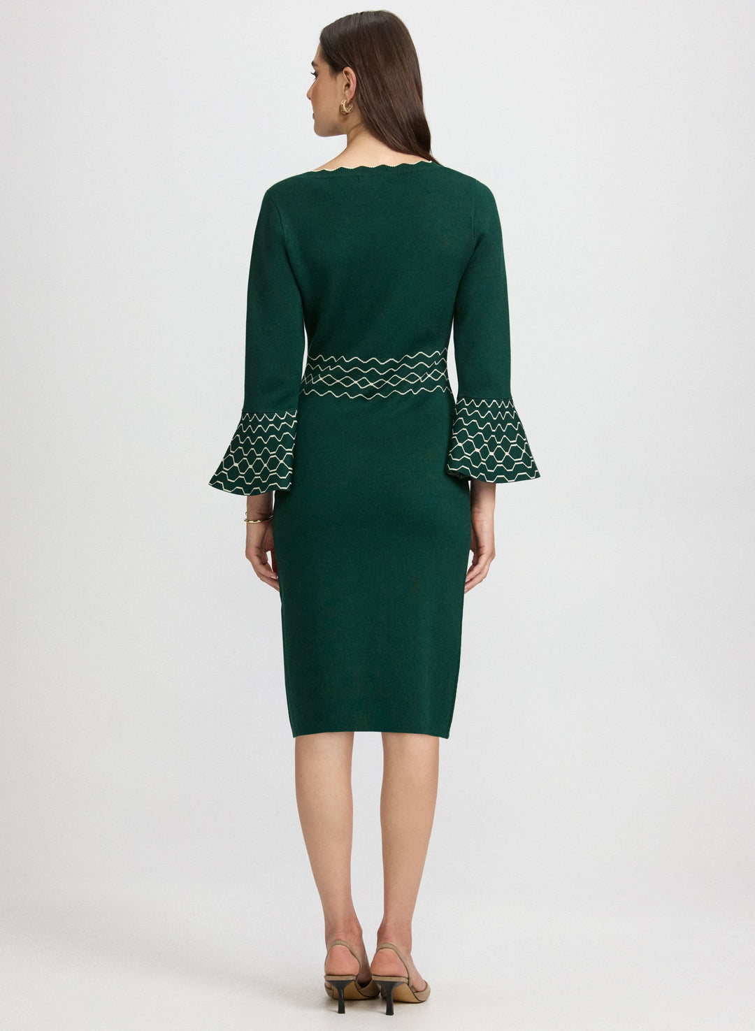 Scalloped Detail Dress