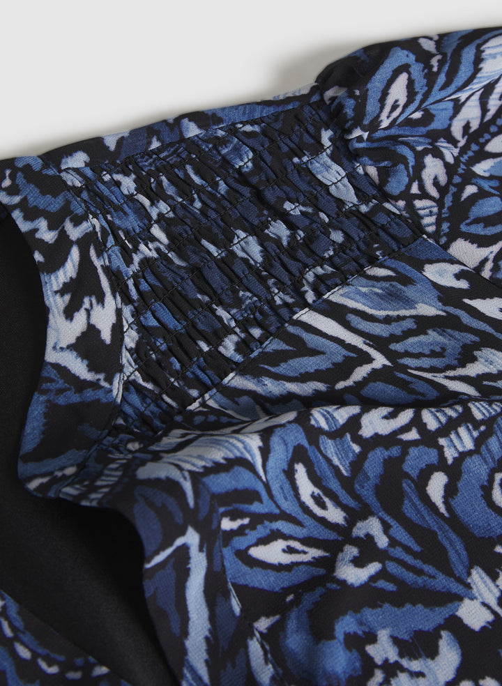 Tiered Paisley Dress
