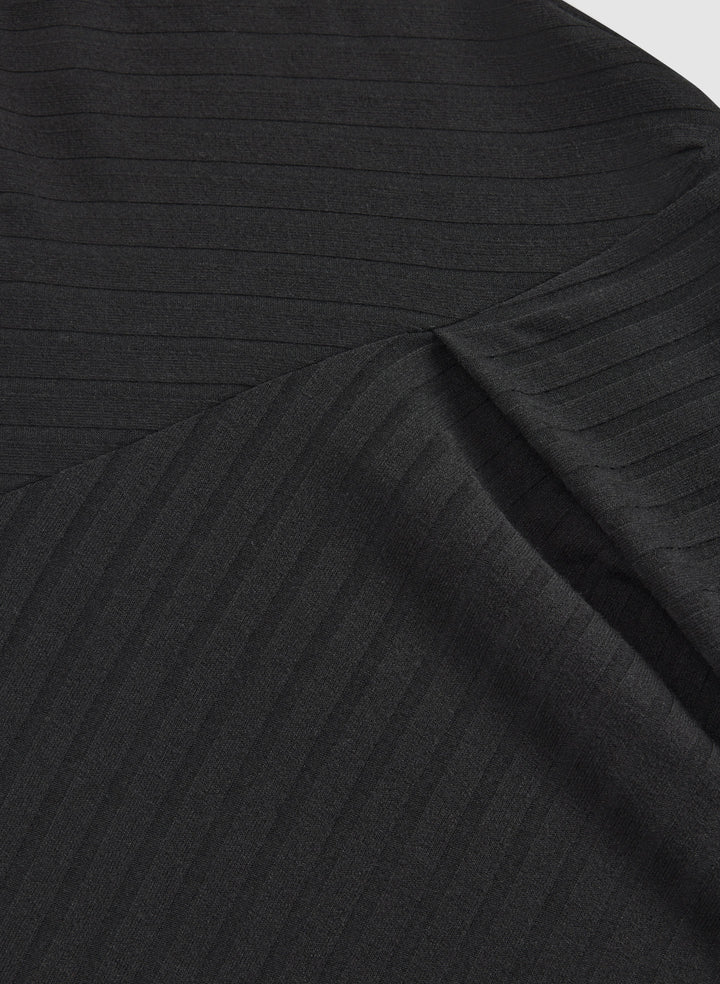 Knit Bias-Cut Dress