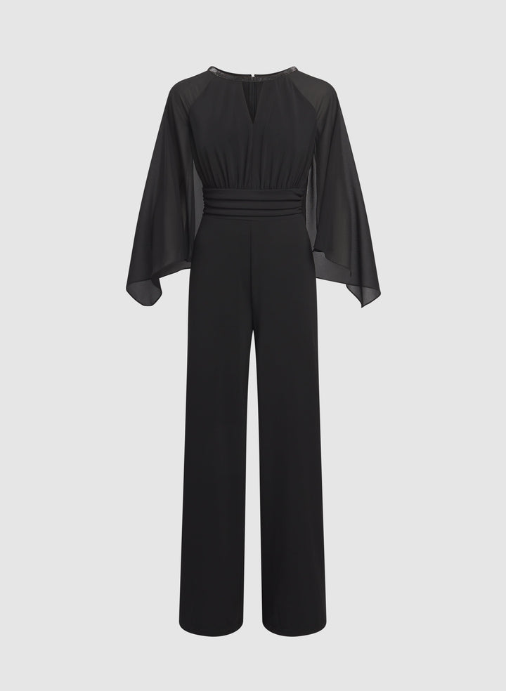 Wide-Leg Jersey Jumpsuit