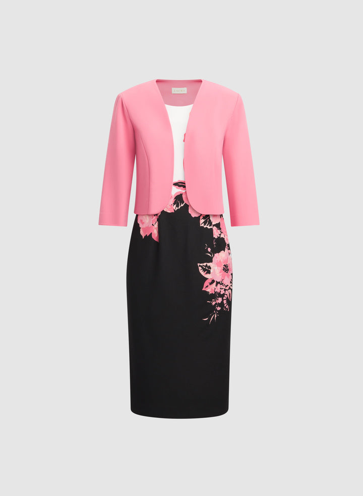 Bolero & Floral Dress Set