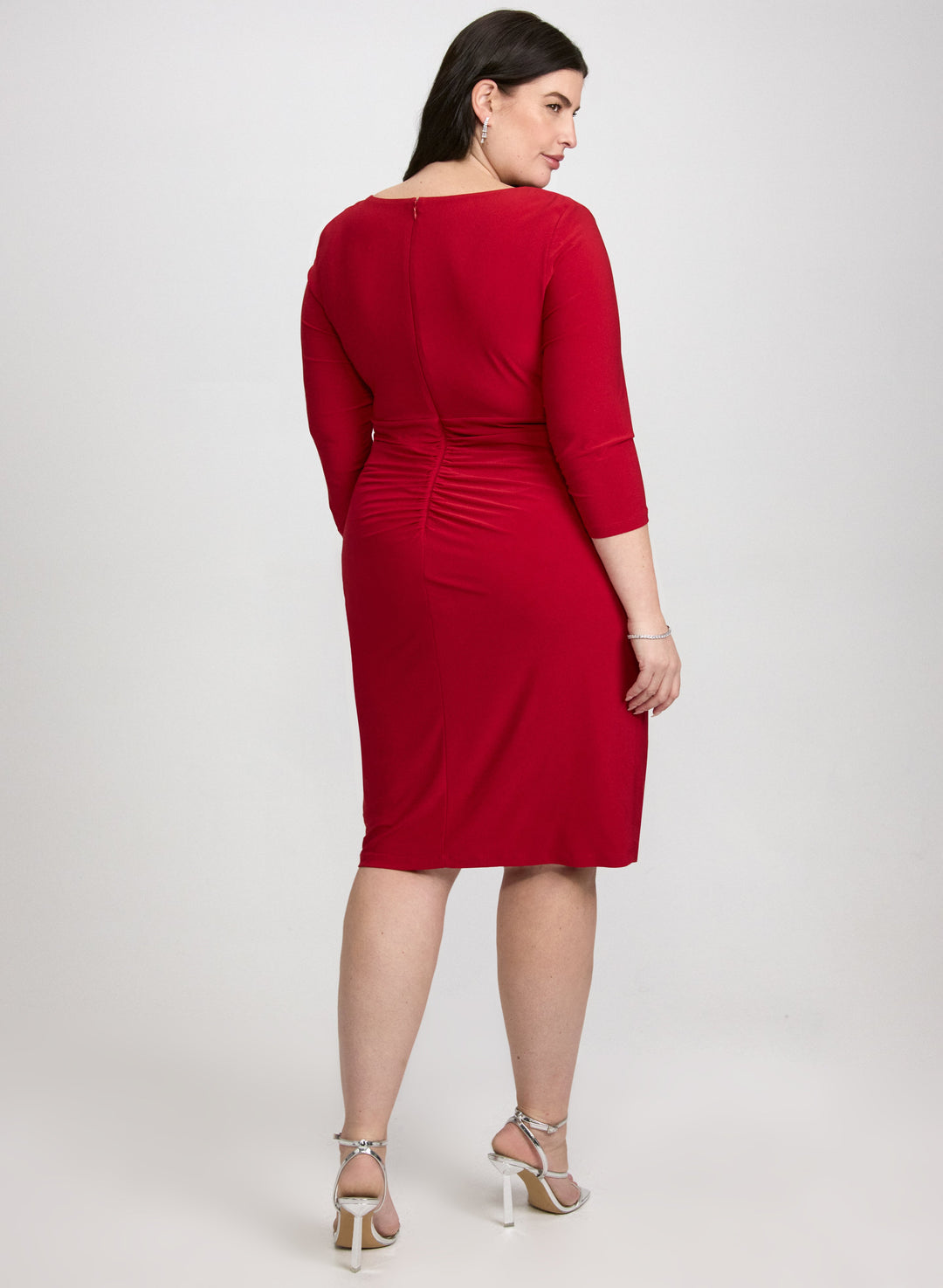 Rhinestone Trim Dress