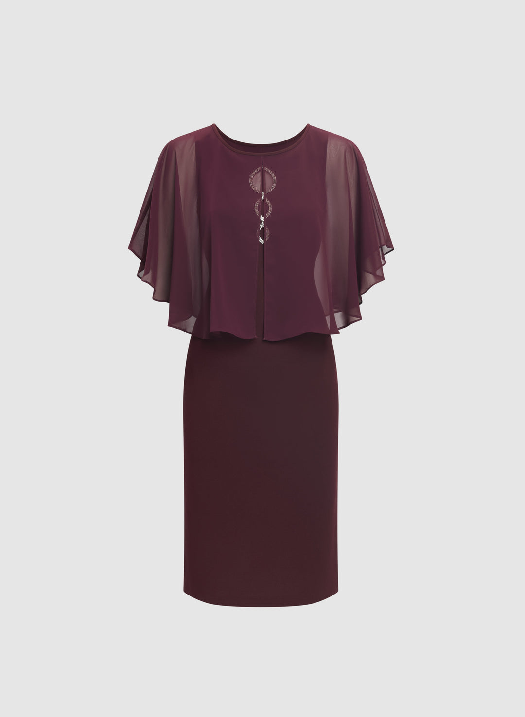 Capelet Overlay Dress