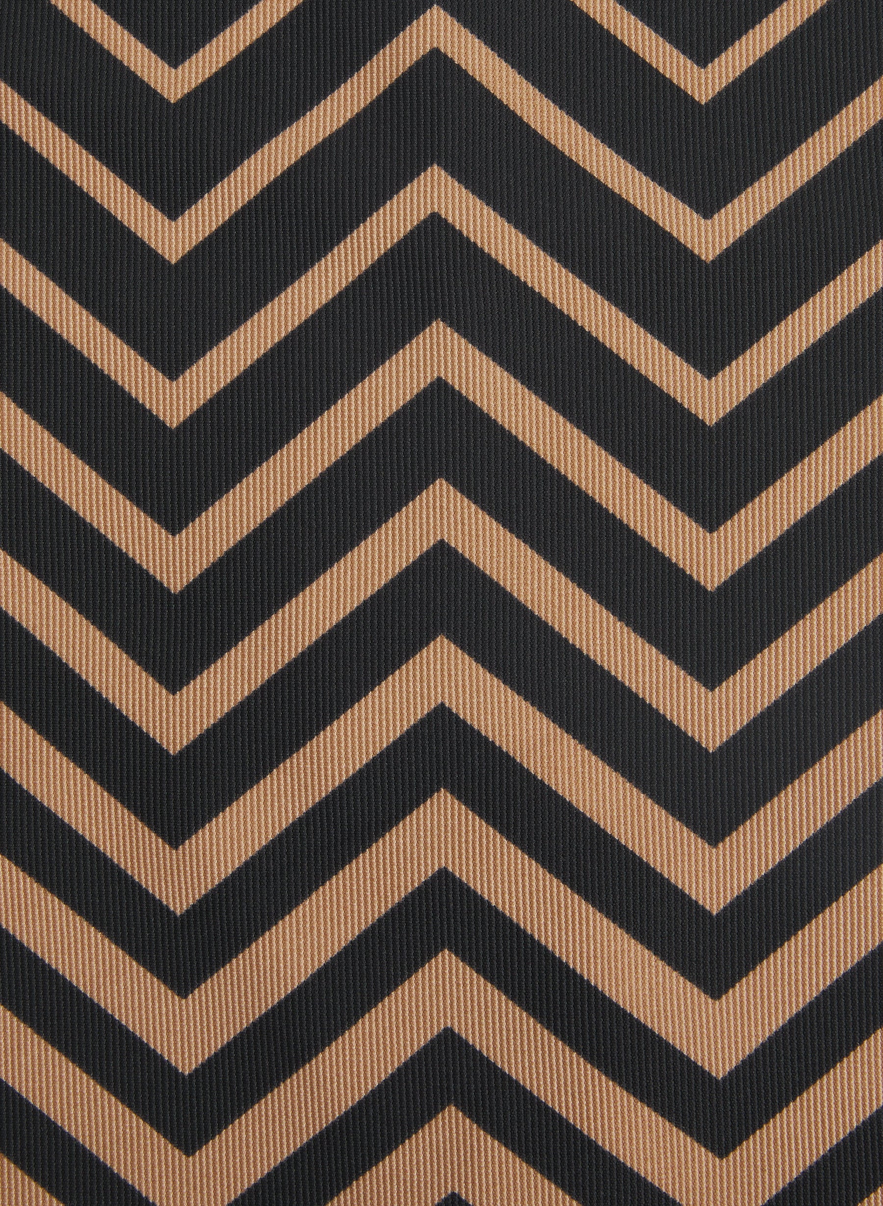 Zigzag Print Dress