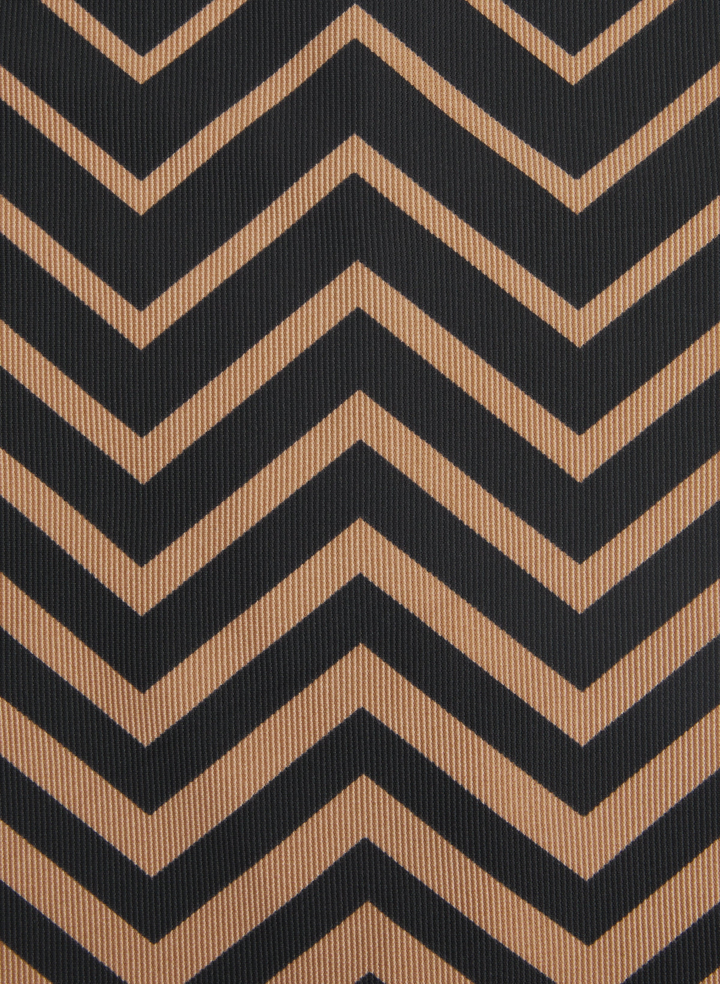 Zigzag Print Dress