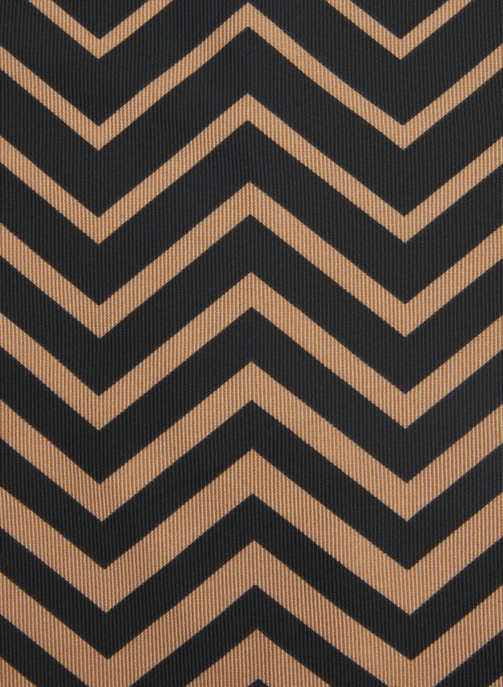 Zigzag Print Dress