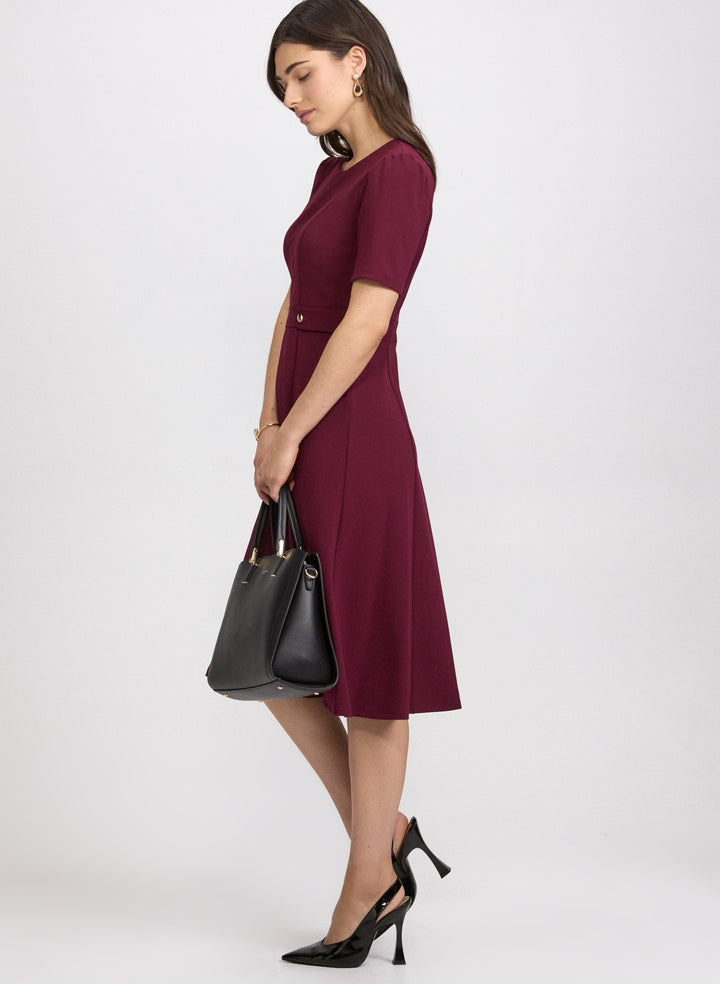 Fit & Flare Midi Dress