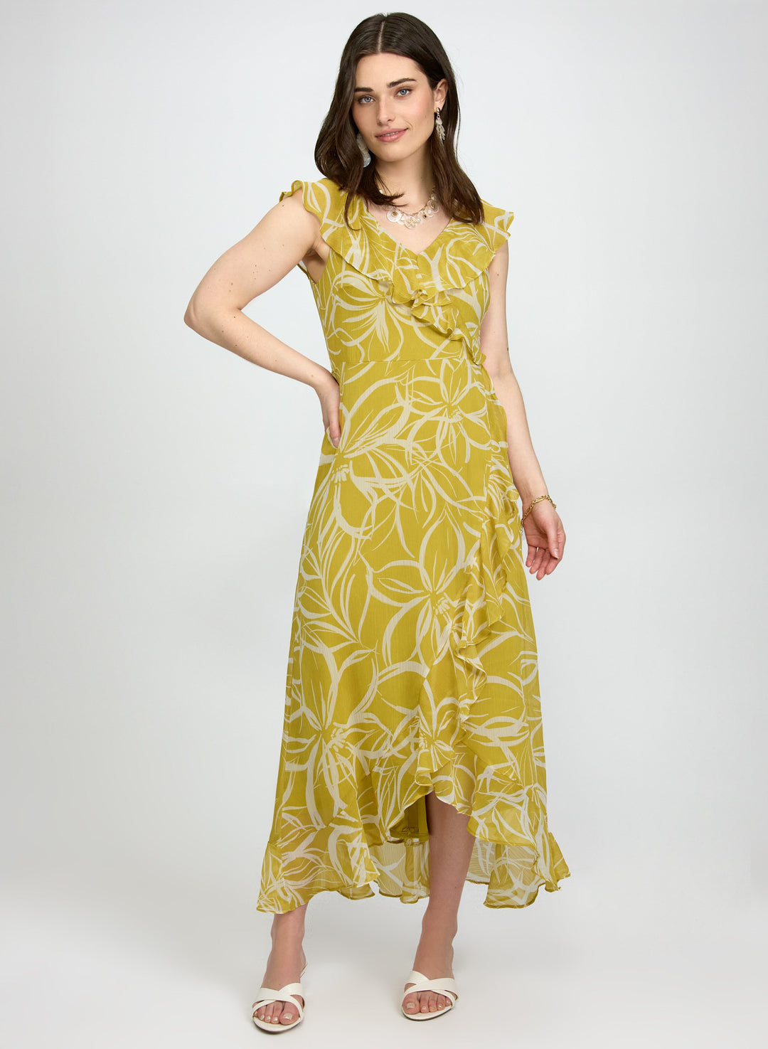 Floral Chiffon Dress