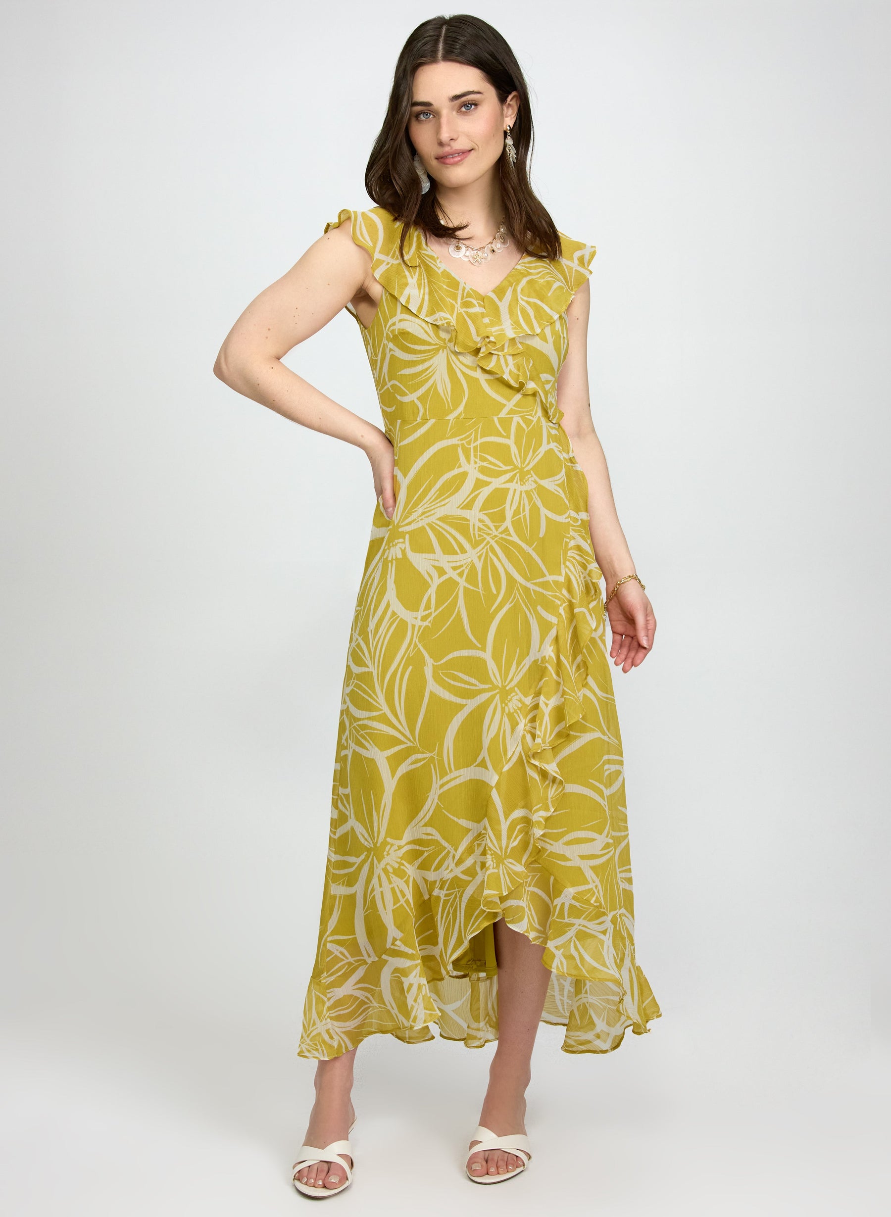 Floral Chiffon Dress