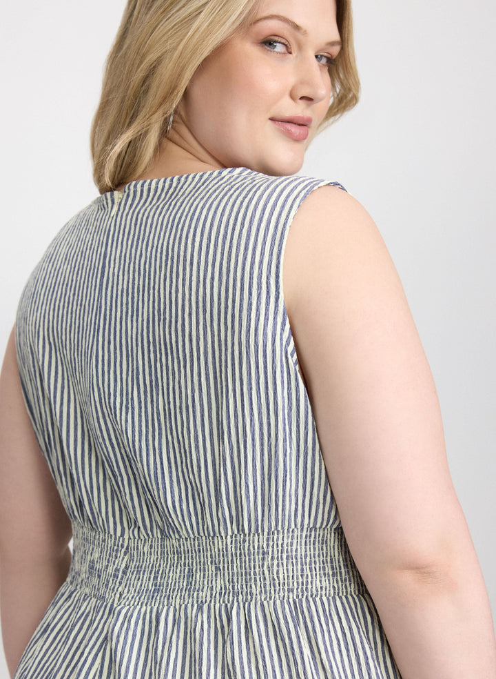 Stripe Print Jumpsuit