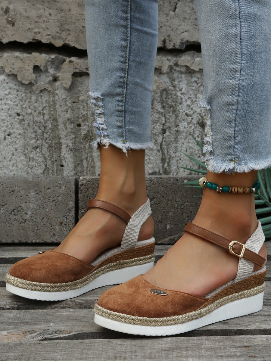 Lillian - Closed-Toe Platform Espadrilles
