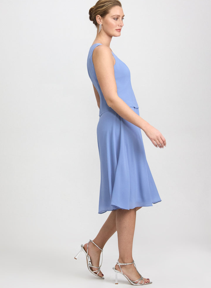 Soutache Jacket & Chiffon Dress Set