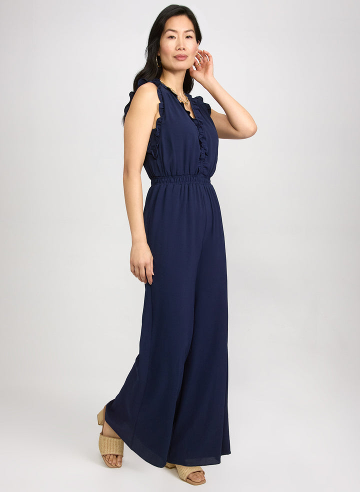 Frilled Trim Jumpsuit