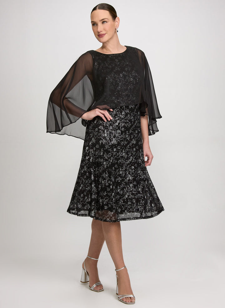 Floral Sequin Dress
