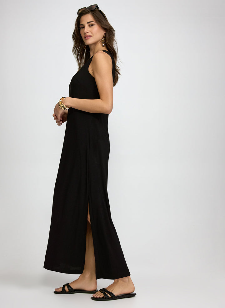 Sleeveless Jersey Maxi Dress