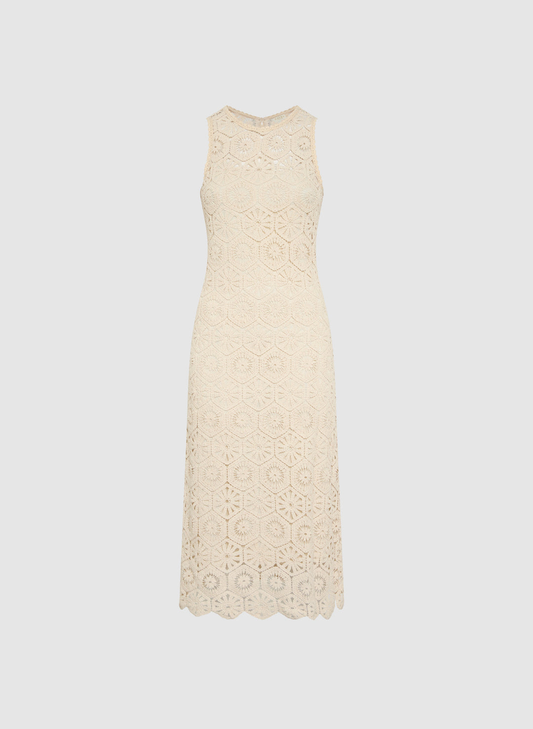 Crochet Trim Dress