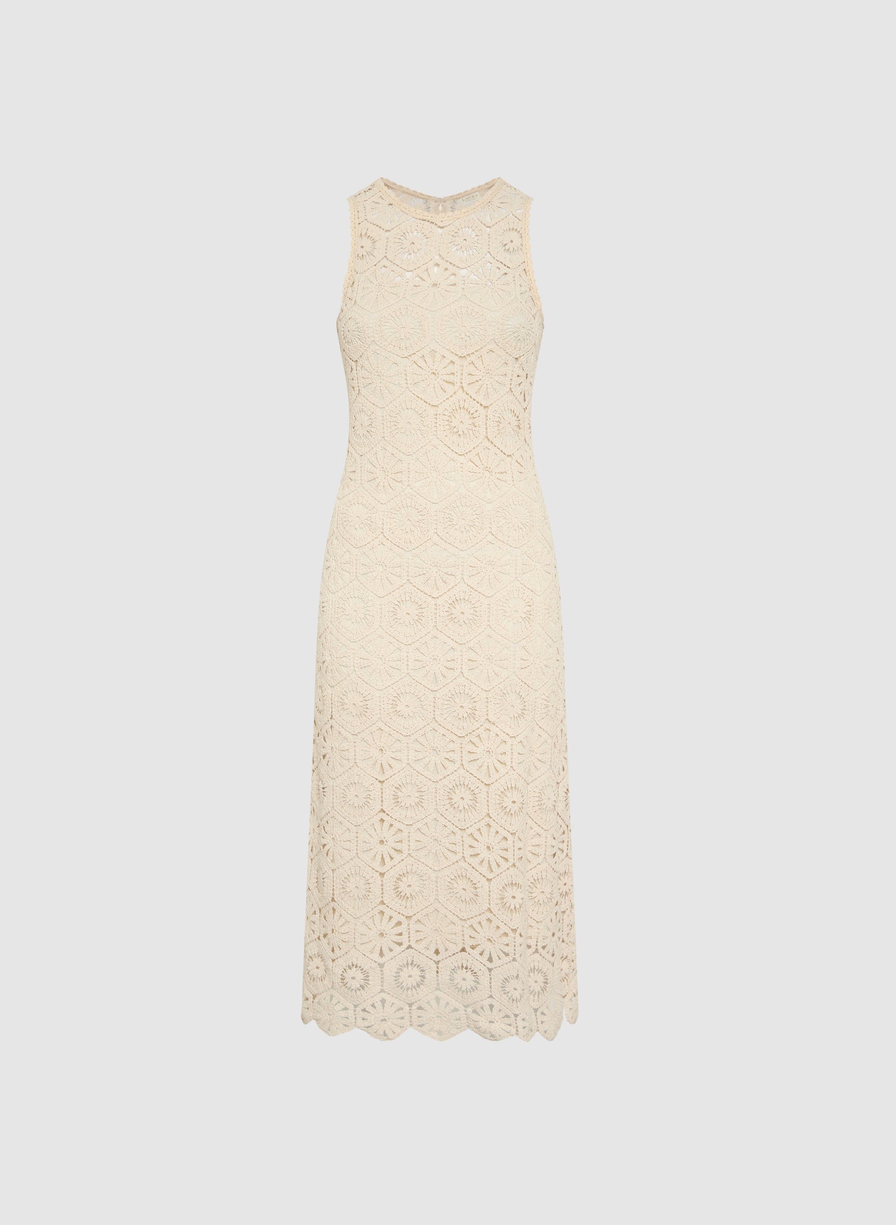 Crochet Trim Dress