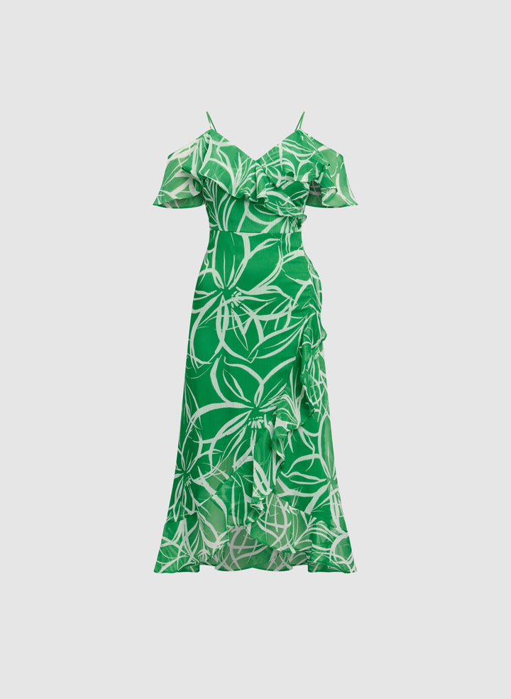 Floral Chiffon Dress