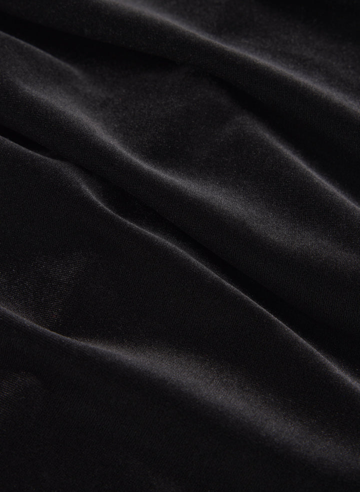 Velvet Off-Shoulder Dress