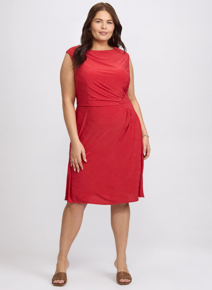 Textured Jersey Dress