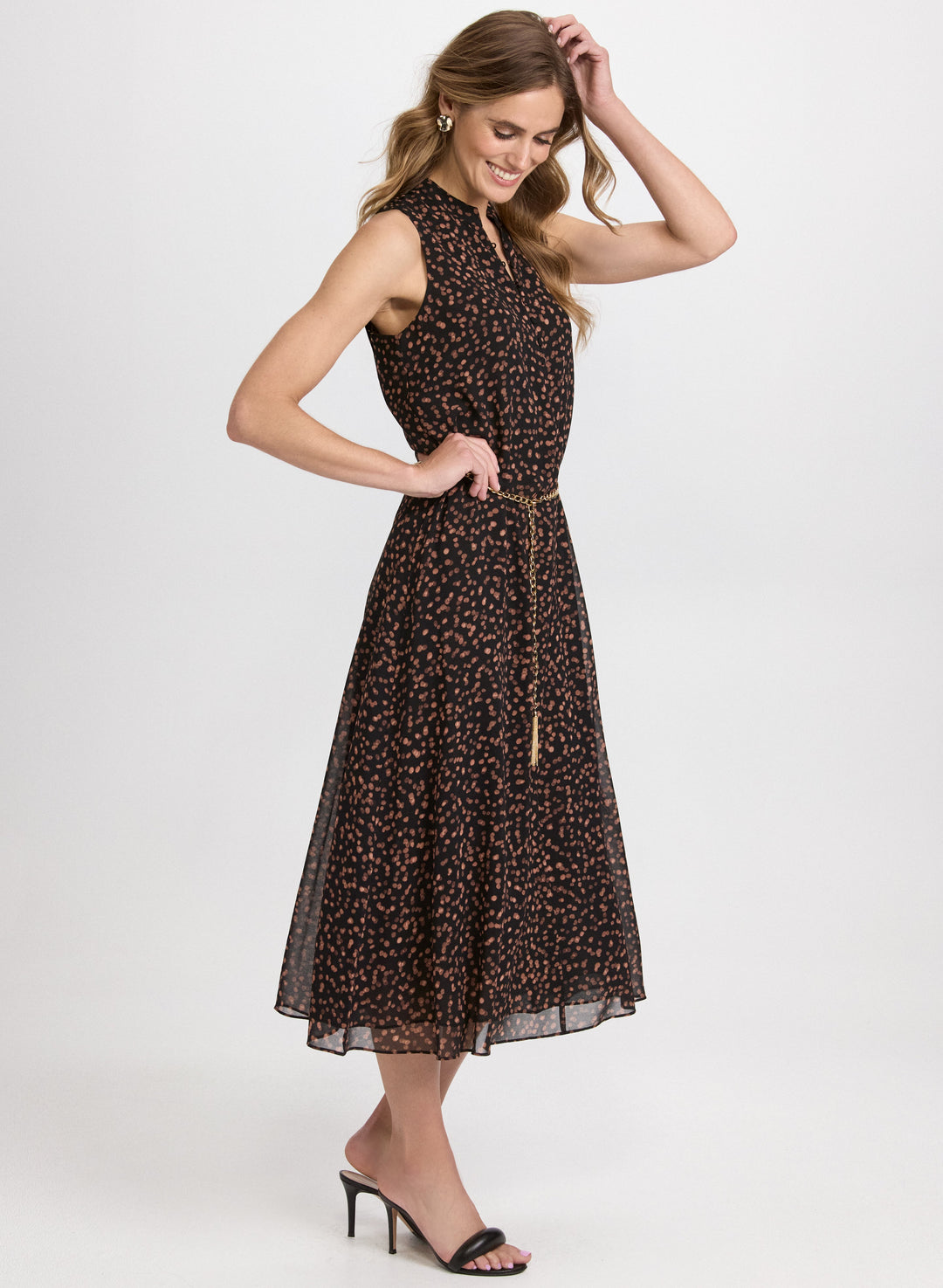 Dot Print Dress
