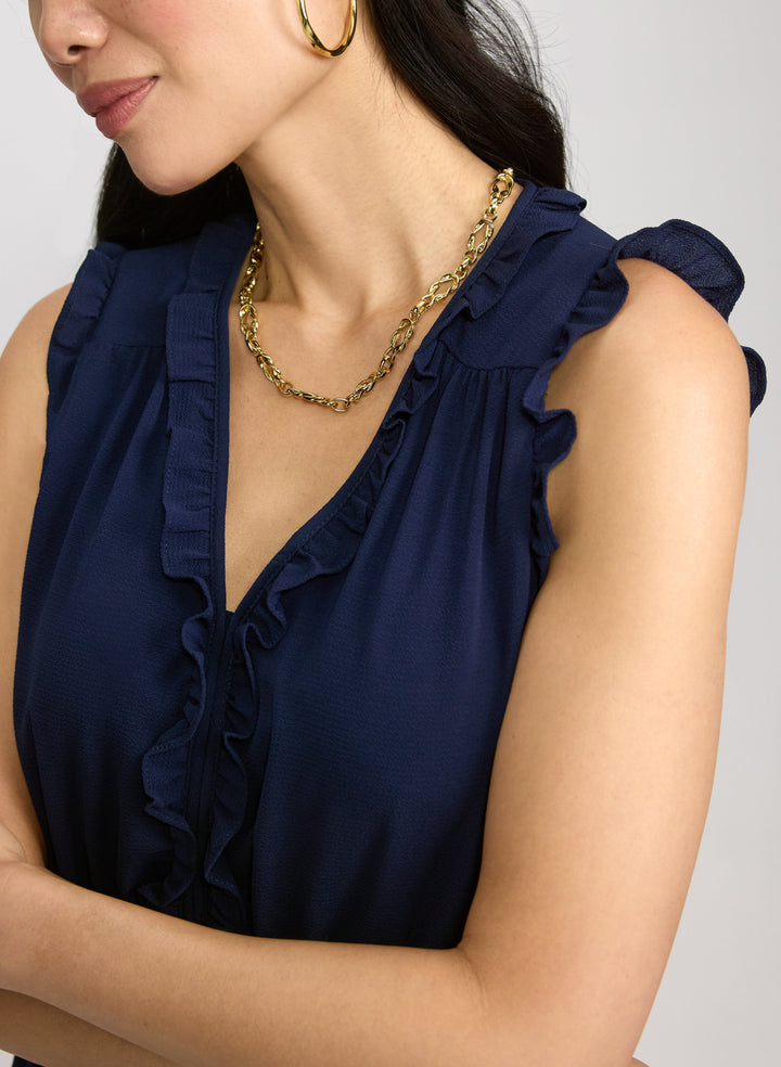 Frilled Trim Jumpsuit
