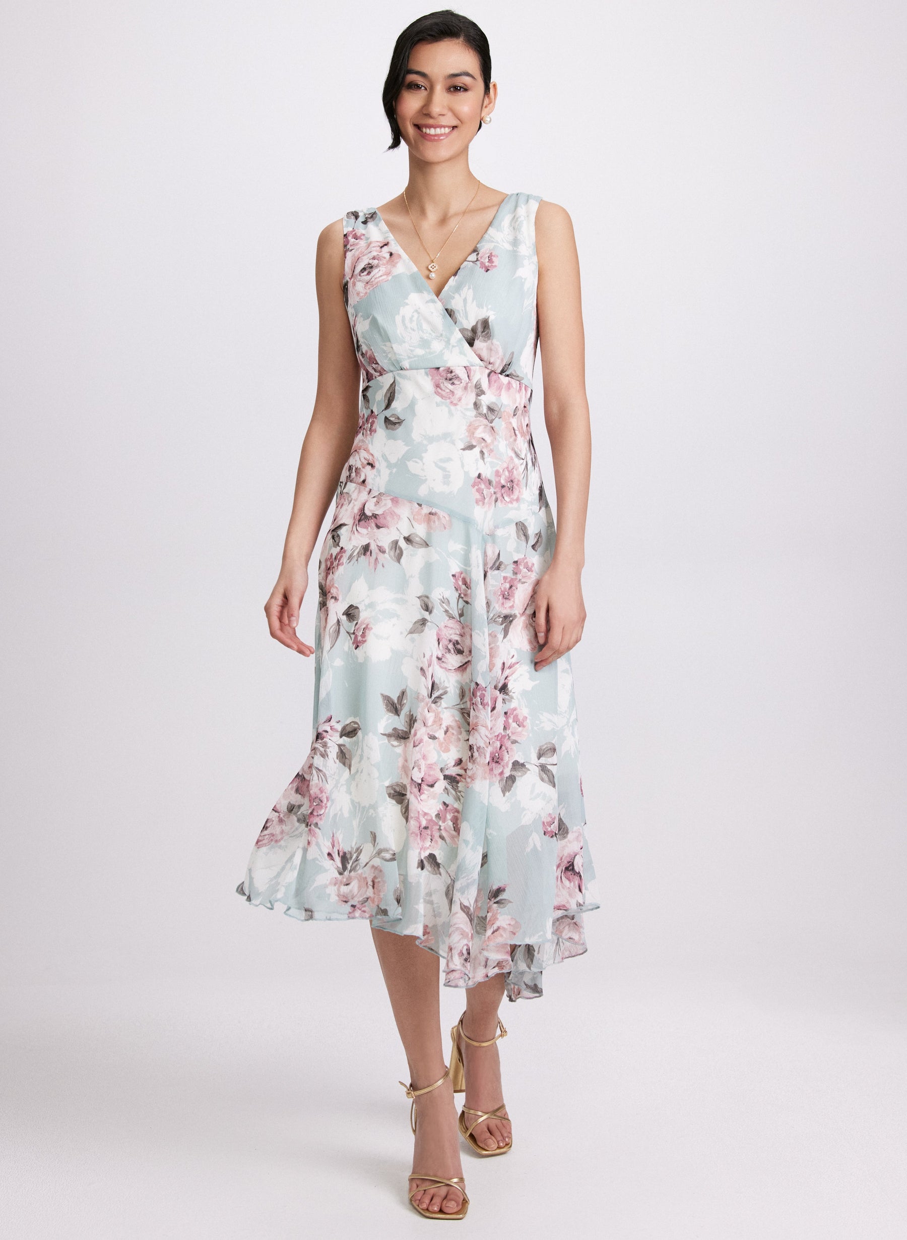 Floral Chiffon Dress