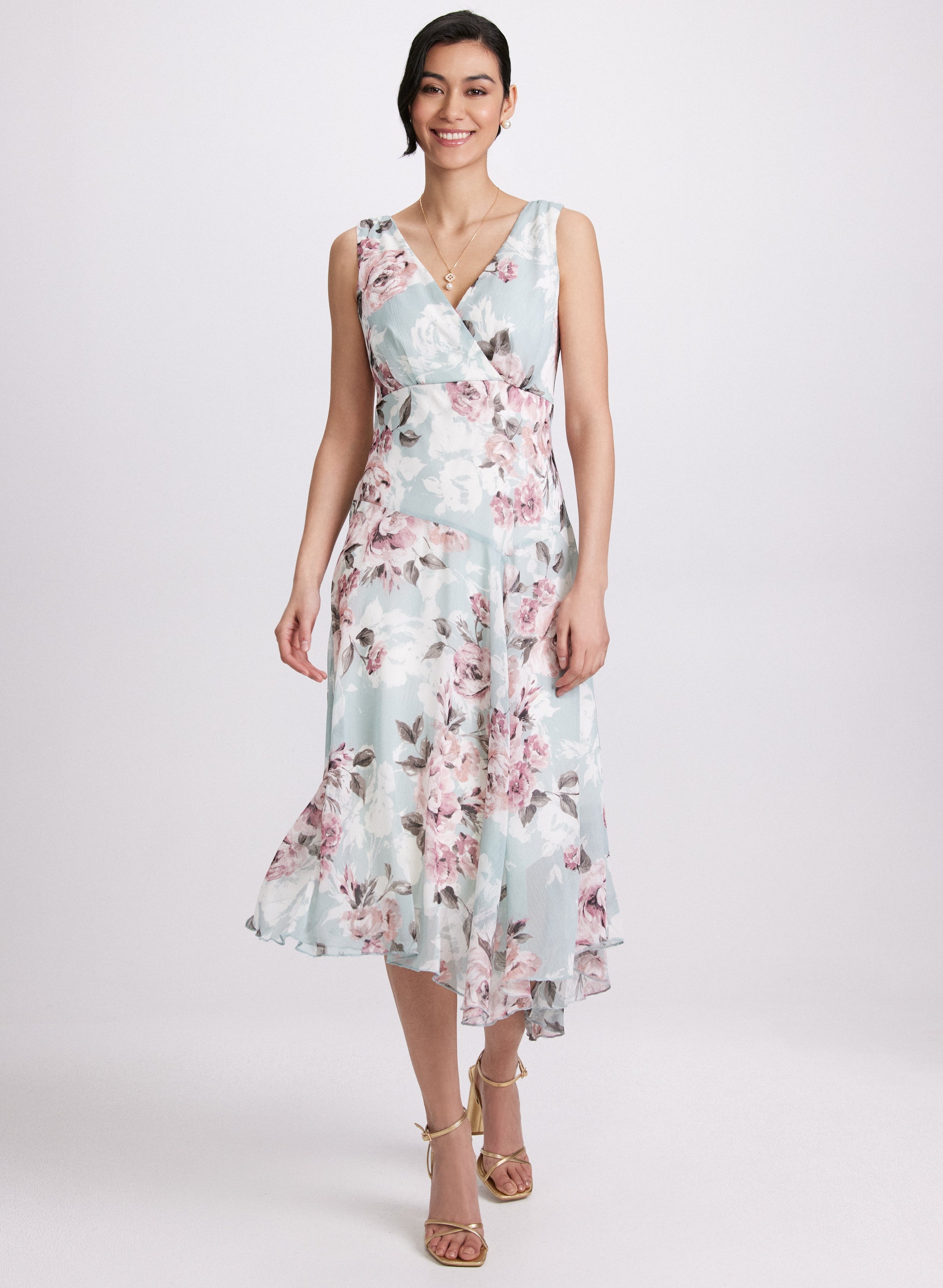 Floral Chiffon Dress