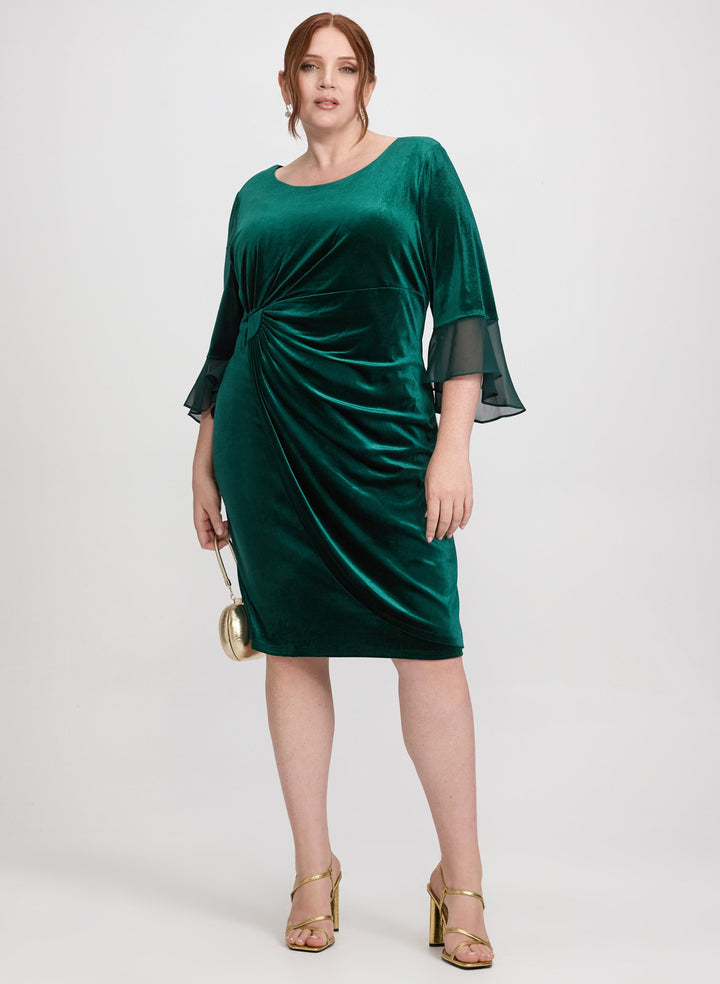 Velvet Overlay Dress