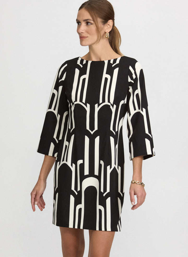 Geometric Print Dress