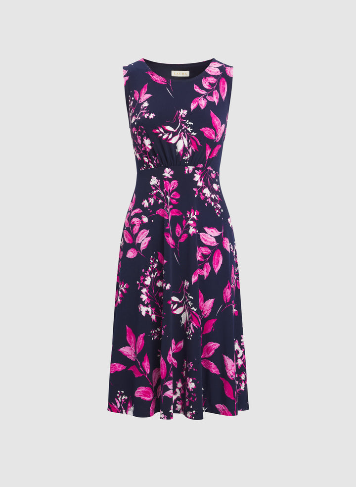 Floral Dress & Sweater Set