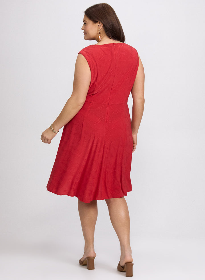 Textured Jersey Dress